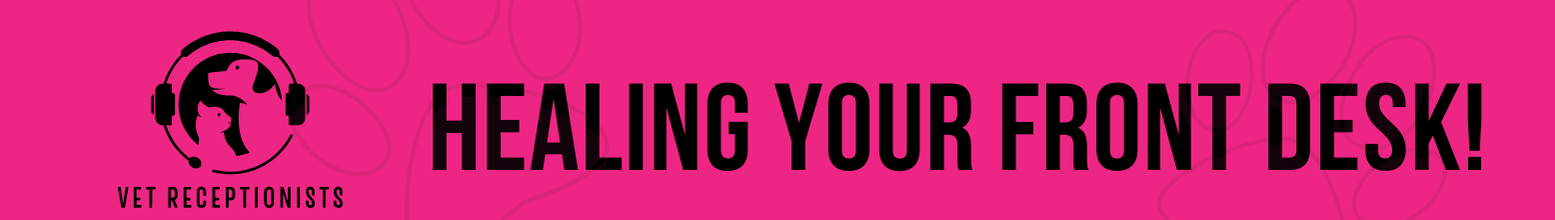 VR banner with text